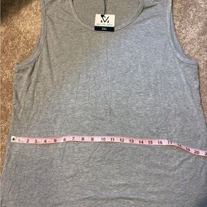 Michelle mae tank stretchy gray BNWT